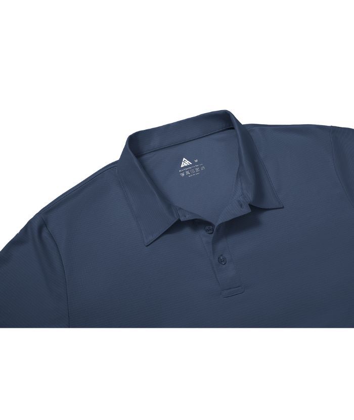 ZITY Men's Button Up Slim Fit Polo Shirt-CUMPO05766