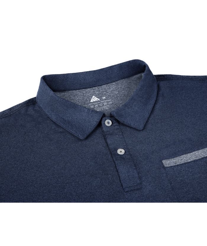 ZITY Men's Moisture Wicking Dri Fit Sports Polo Shirt-ZPK007926