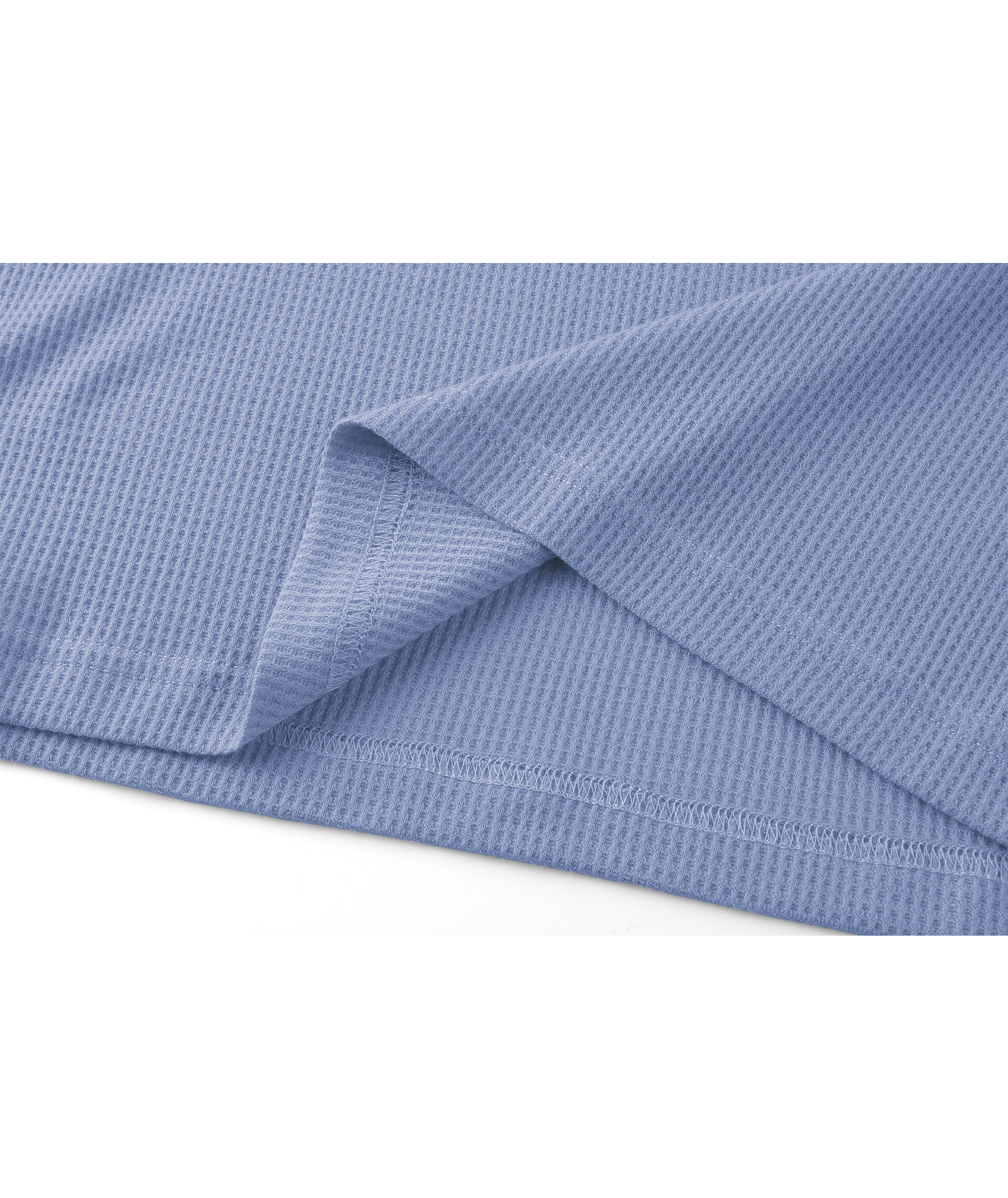 ZITY Men's Long Sleeve Casual Waffle Thermal Henley Shirt-CUMLS03493