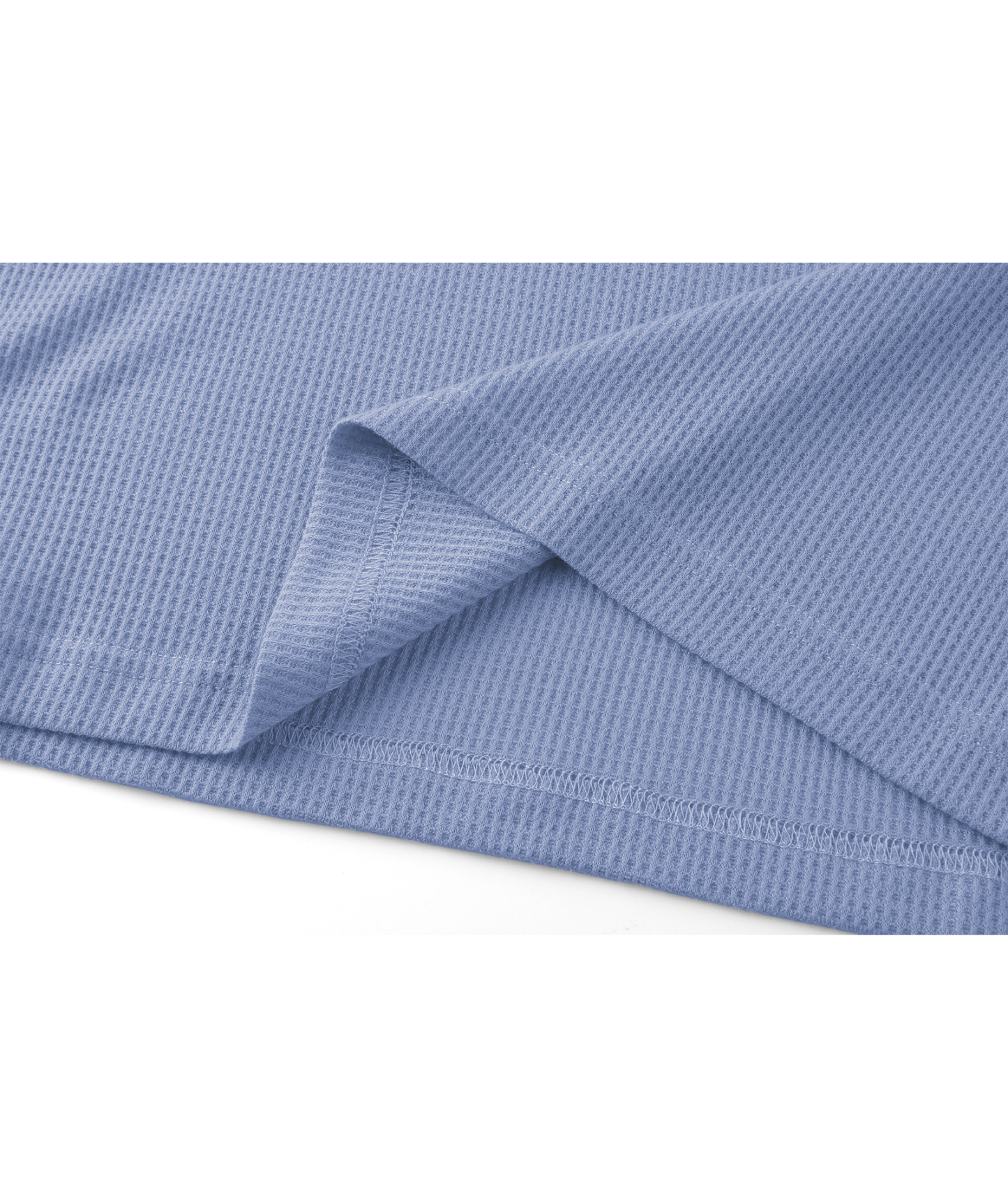 ZITY Men's Long Sleeve Casual Waffle Thermal Henley Shirt-CUMLS03493