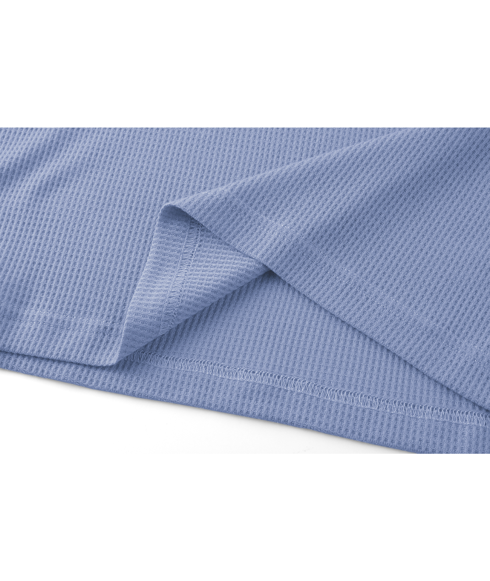 ZITY Men's Long Sleeve Casual Waffle Thermal Henley Shirt-CUMLS03493