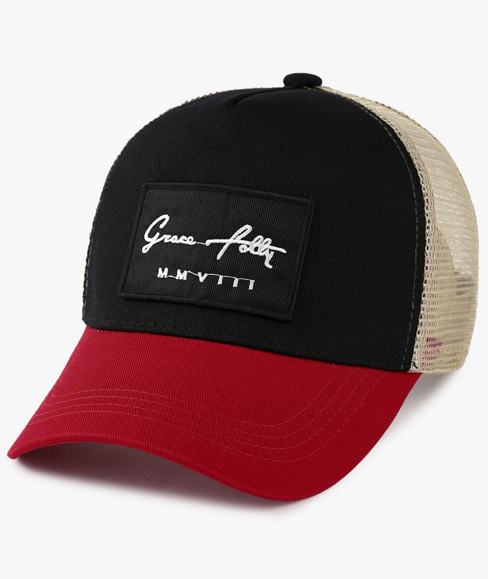 ZITY Men’s Adjustable Mesh Trucker Hat Embroidered Patch Casual Outdoor Cap