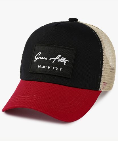 ZITY Men’s Adjustable Mesh Trucker Hat Embroidered Patch Casual Outdoor Cap