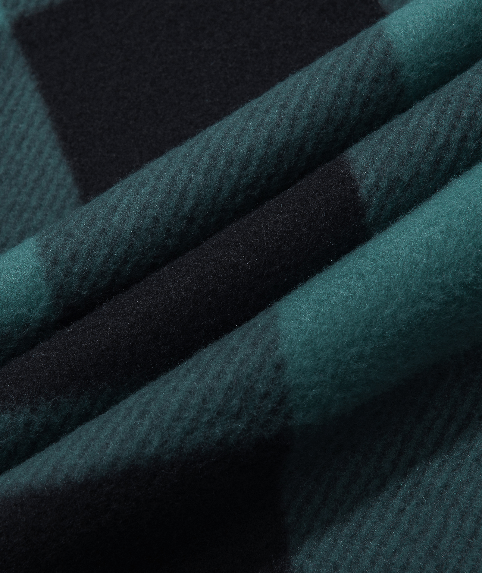 ZITY Men's Long Sleeve Full Zipper Fleece Plaid Hoodie-CFMGF00001