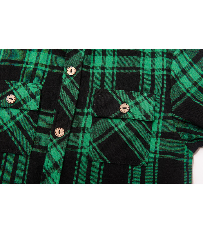 ZITY Men's Long Sleeve Casual Button Down Plaid Flannel Shirt-ZPK005339 | Zitysports