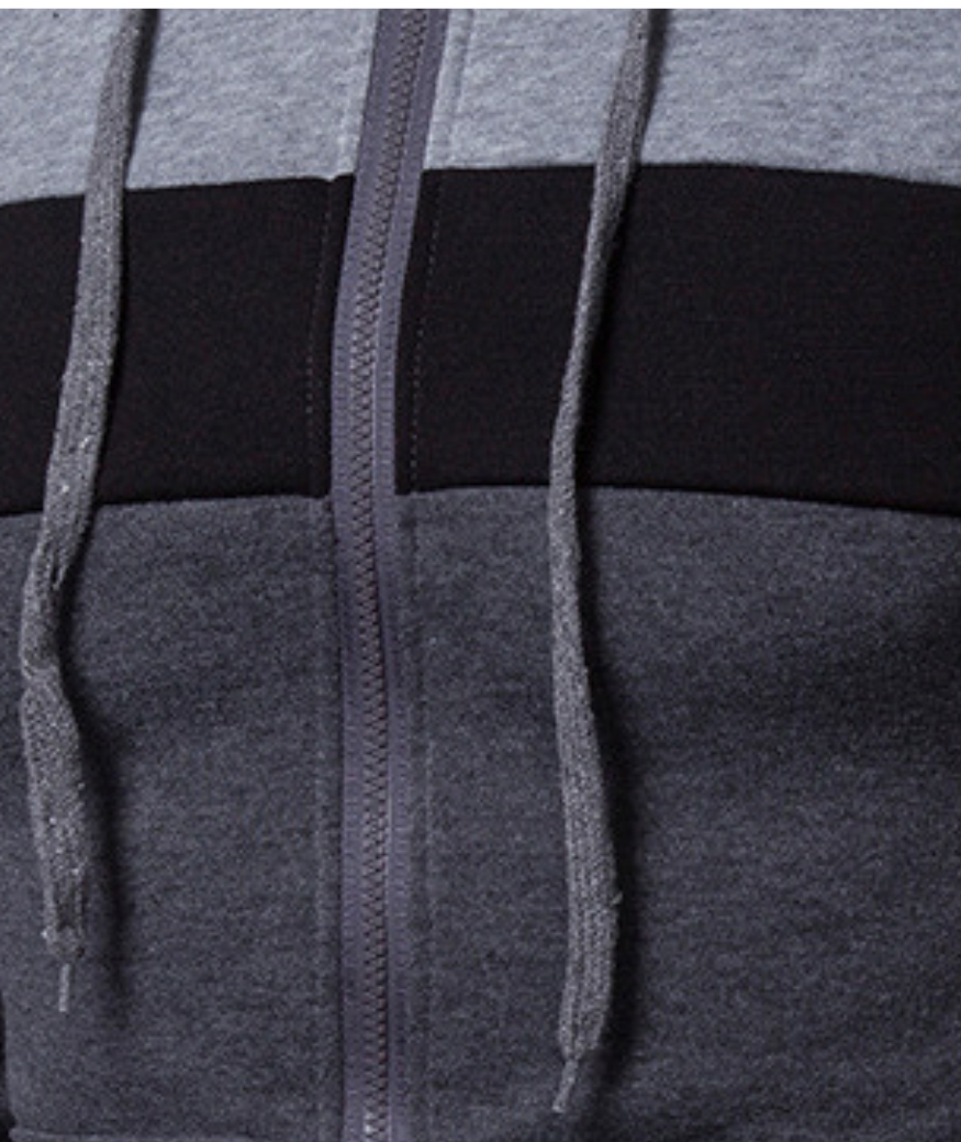 ZITY Men's Zipper Casual Fashion Long Sleeve Sweatshirt-DUMFH04870 | Zitysports
