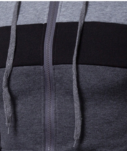 ZITY Men's Zipper Casual Fashion Long Sleeve Sweatshirt-DUMFH04870 | Zitysports