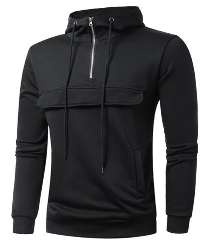 ZITY Men's Light Weight Breathable Hoodie with Side Pockets-DUMFH05032|Zitysports