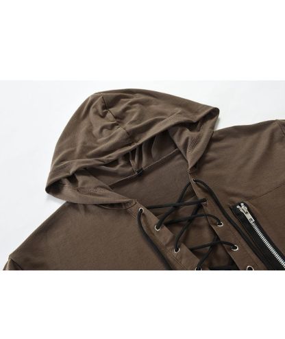 ZITY Men's Light Weight Long Sleeve Tactical Outdoor Pullover Hoodie-DUMFH05067|Zitysports