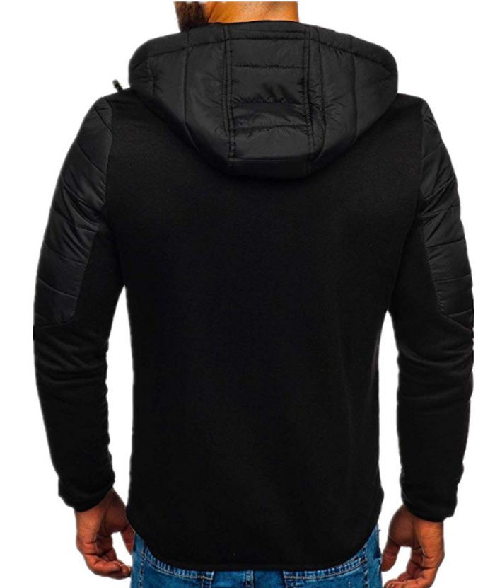ZITY Men's Full Zip Casual Drawstring Long Sleeve Hoodie with Pockets-DUMFH05112|Zitysports