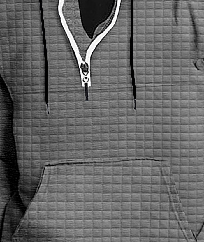 ZITY Men's Trendy Fashion Waffle Knit Sweatshirt Hoodie-DUMFH04886|Zitysports