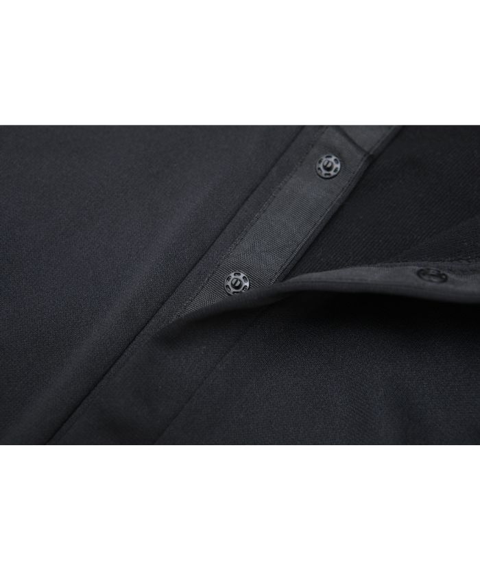 Men's Casual Solid Color Long Sleeve Polo Shirt-8803