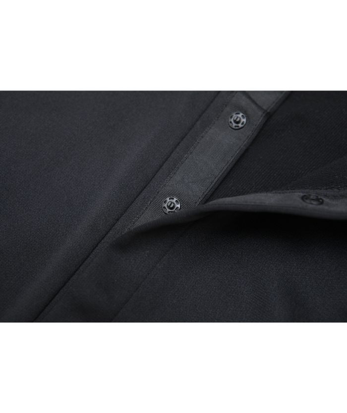 Men's Casual Solid Color Long Sleeve Polo Shirt-8803
