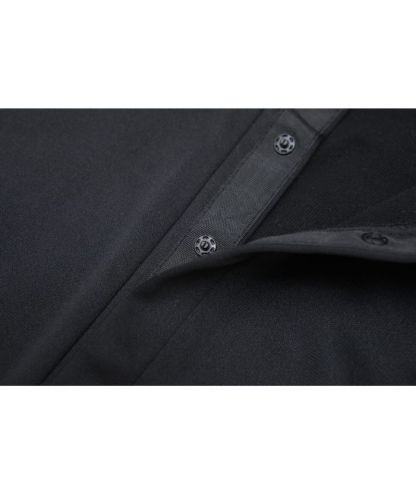 Men's Casual Solid Color Long Sleeve Polo Shirt-8803