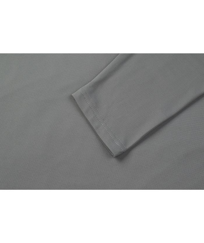 Men's Solid Color Long Sleeve Sports Polo Shirts-8850