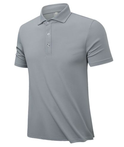 ZITY Men's Summer Classic Solid Color Dry Fit Polo Shirt-8339