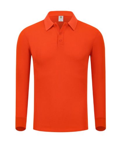 ZITY Unisex Long Sleeve Slim Fit Lapel Polo Shirt-DUMLP05922