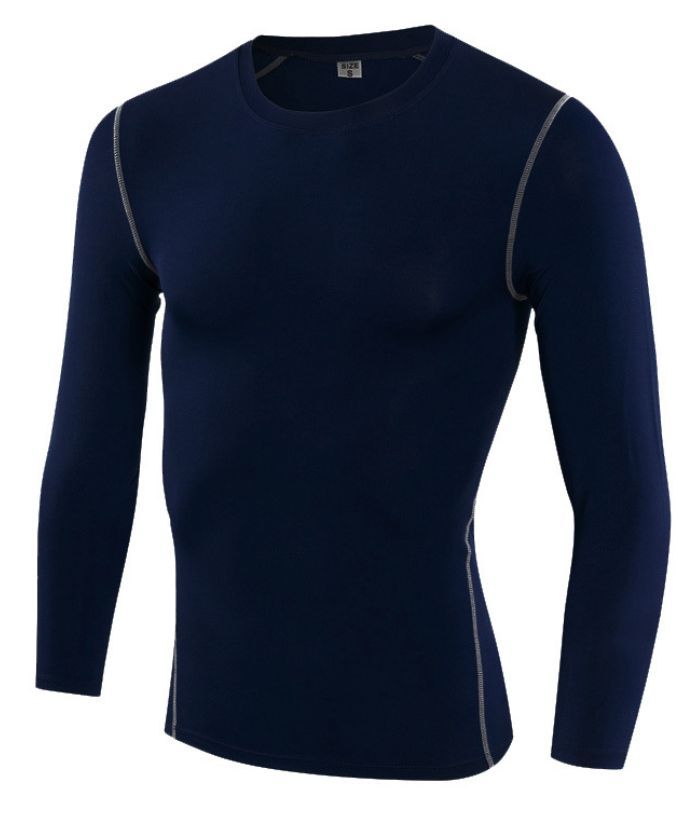 ZITY Men's Compression long Sleeve Sports T-Shirt-DUMLS05952