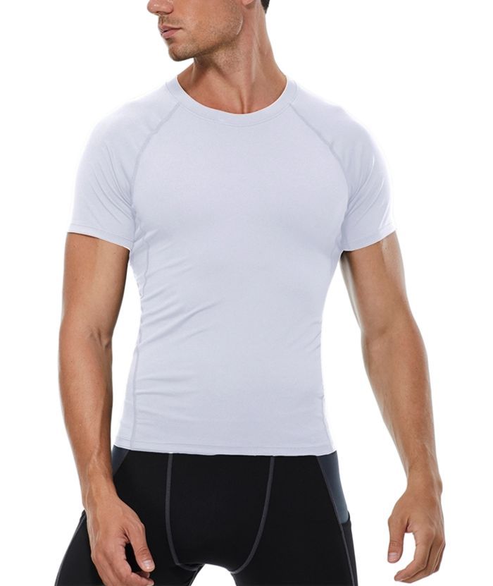 ZITY Men's Dri Fit Sports Running Compression T-Shirt-DUMTS05961