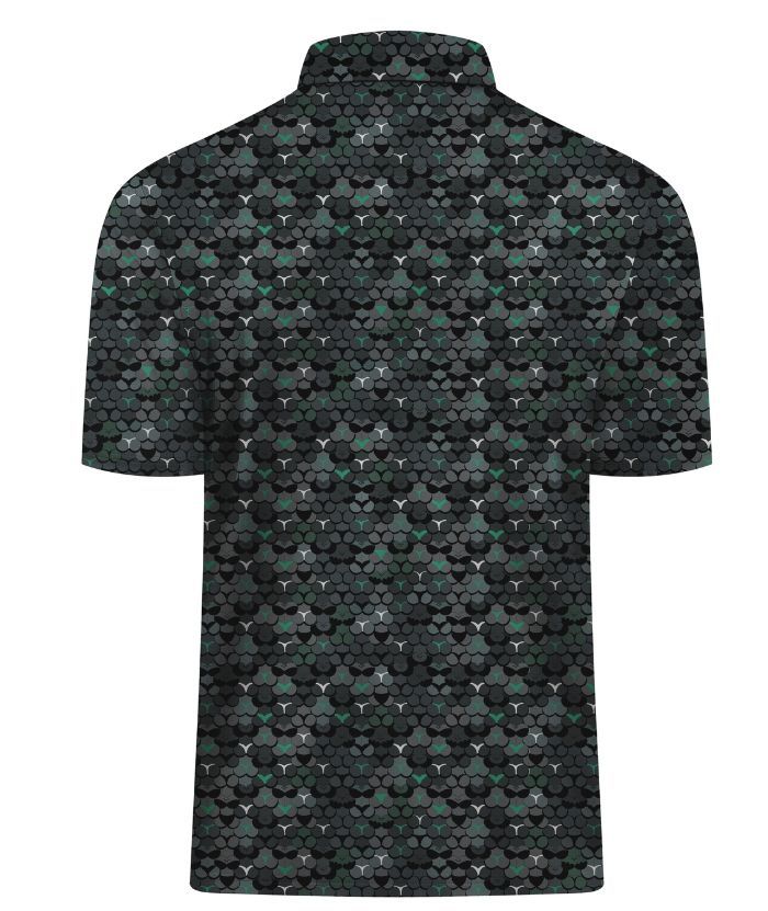 ZITY Men's 3 Button Slim Fit Polo Shirt-CUMPO05189