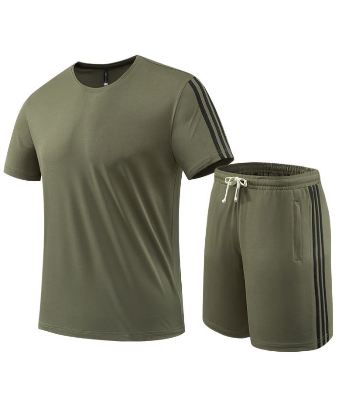 ZITY Men's Oversize Casual Shorts and T-Shirt-DUMTS06035