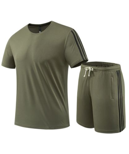 ZITY Men's Oversize Casual Shorts and T-Shirt-DUMTS06035