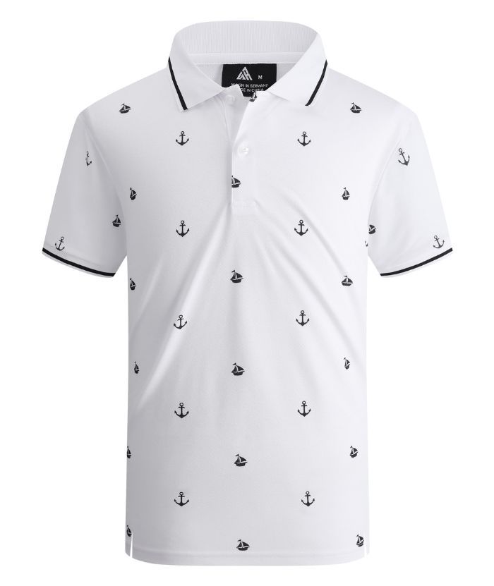 ZITY Men's Moisture Wicking Golf Polo Shirt-ZPK007844