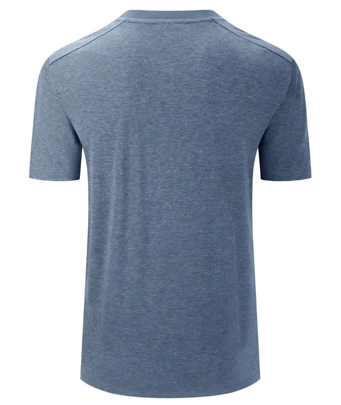 ZITY Men's Dri Fit Button Up T-Shirt-CUMSS01289