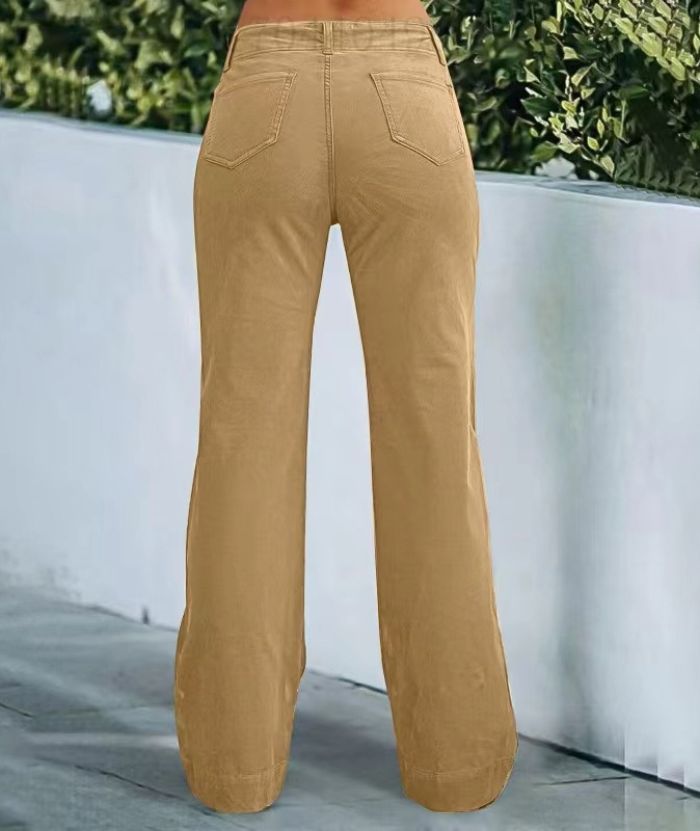 ZITY Women's Zipper Pocket Jogging Loose Pant-DUWSP06168