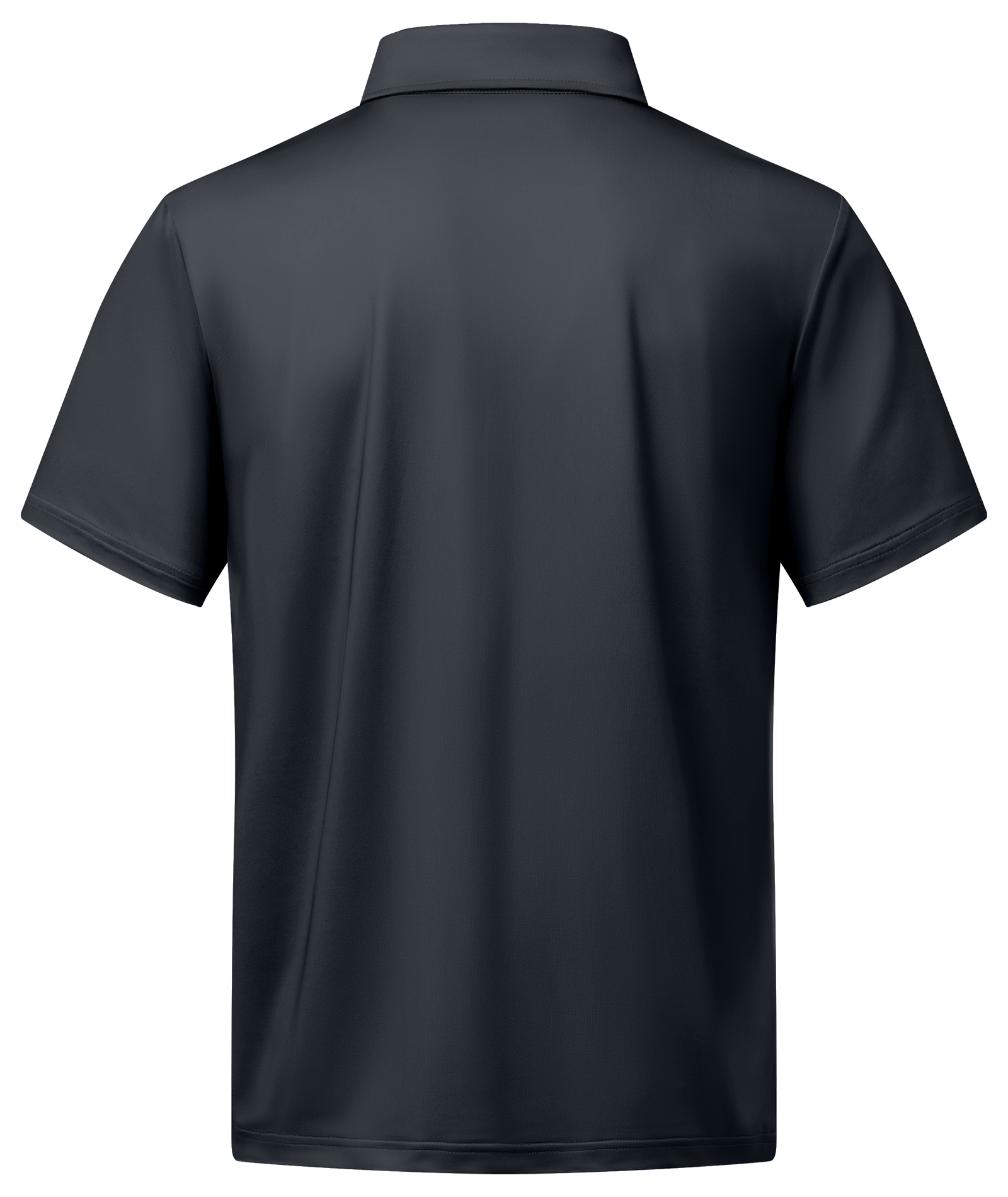 ZITY Men's Button Up Dri Fit Print Polo Shirt-CUMPO02480