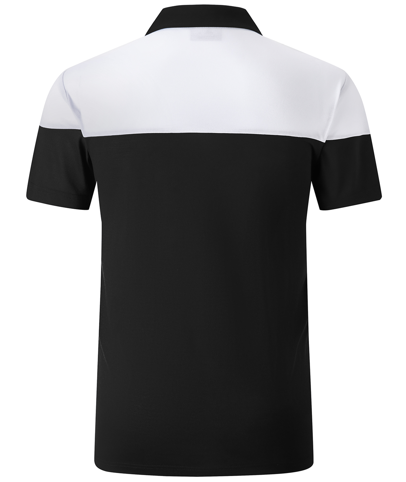 ZITY Men's Button Up Color Block Slim Fit Polo Shirt-CFMPO00104