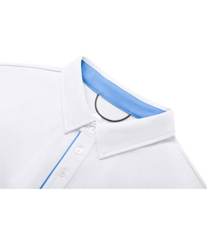 ZITY Men's Solid Color Casual Sports Polo Shirt-CUMPO01276