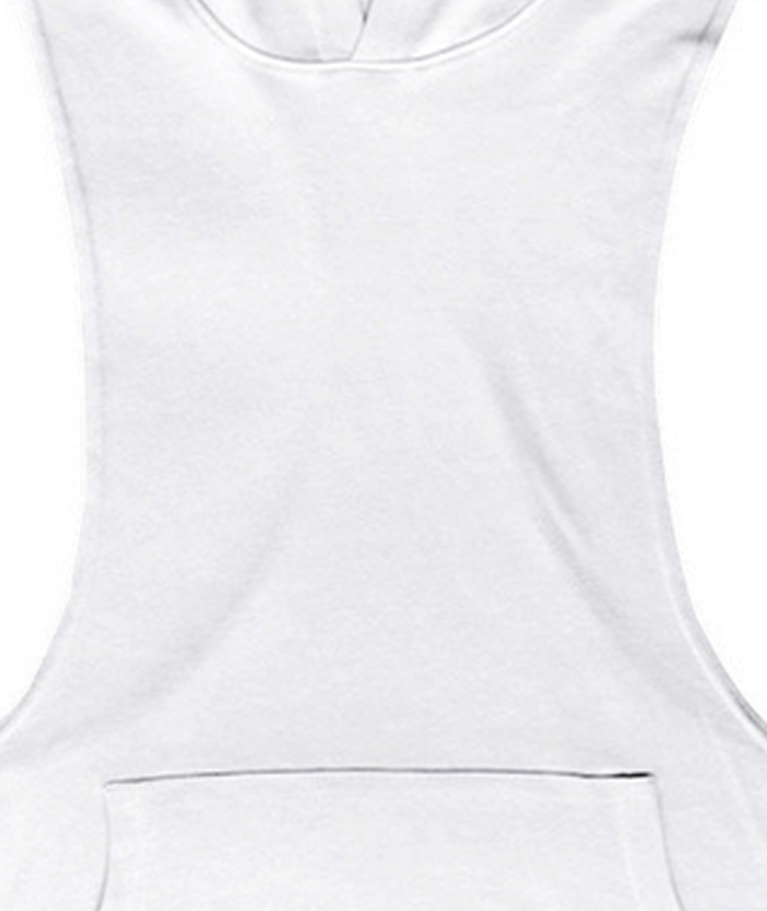 ZITY Men's Slim Fit Sleeveless Gym Hoodie-DUMMG05403|Zitysports