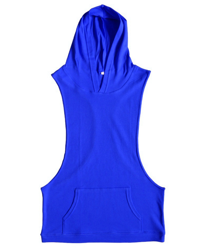 ZITY Men's Slim Fit Sleeveless Gym Hoodie-DUMMG05403|Zitysports