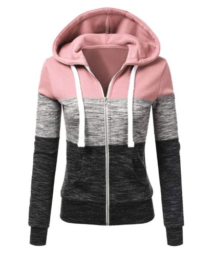 ZITY Women's Lightweight Warm Long Sleeve with Kangaroo Pocket Hoodie-DUWFH04933|Zitysports