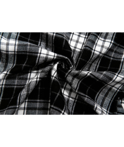 ZITY Men's Long Sleeve Casual Button Down Plaid Flannel Shirt-ZPK005339 | Zitysports