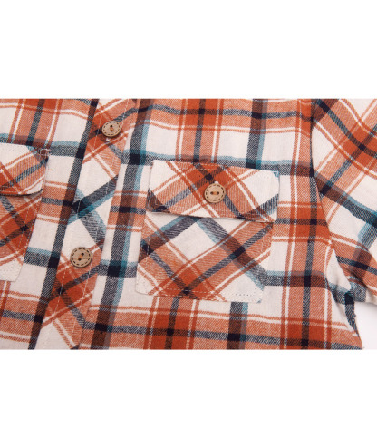 ZITY Men's Long Sleeve Casual Button Down Plaid Flannel Shirt-ZPK005339 | Zitysports