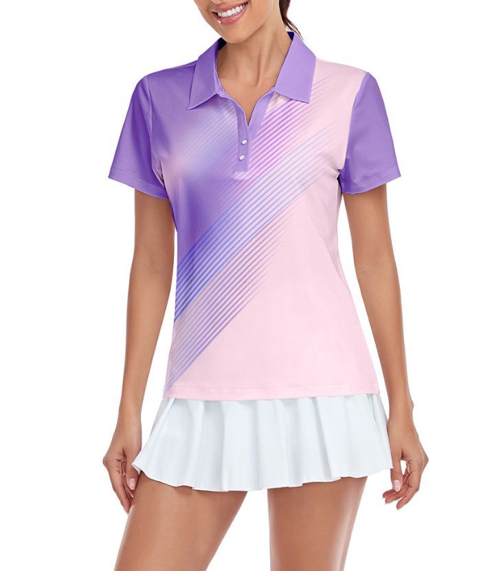 Wholesale Women's Quick Dri Button Up Polo Shirt | Zitysports