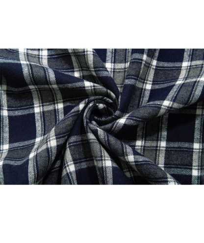 ZITY Men's Long Sleeve Casual Button Down Plaid Flannel Shirt-ZPK005339 | Zitysports
