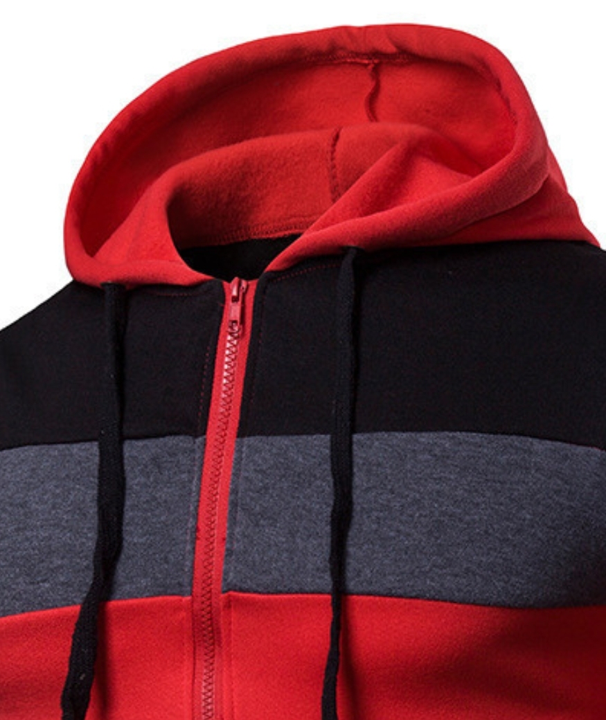ZITY Men's Zipper Casual Fashion Long Sleeve Sweatshirt-DUMFH04870 | Zitysports