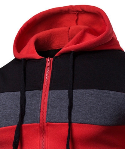 ZITY Men's Zipper Casual Fashion Long Sleeve Sweatshirt-DUMFH04870 | Zitysports