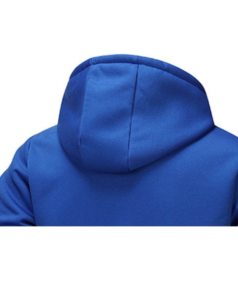 ZITY Men's Fleece Jacket Side Pocket with Zipper Casual Hoodie-DUMFH04877 | Zitysports