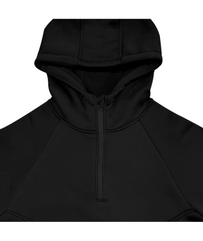 Men's Slim Fit Hiking Hoodie Long Sleeved Half Zip Block Jacket-DUMFH04892 | Zitysports