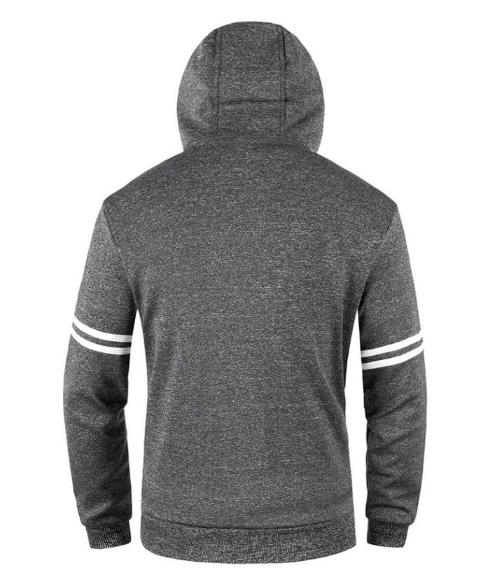 ZITY Men's Soft Fleece Fashion Zip Up Sweater Hoodie-DUMFH04956|Zitysports