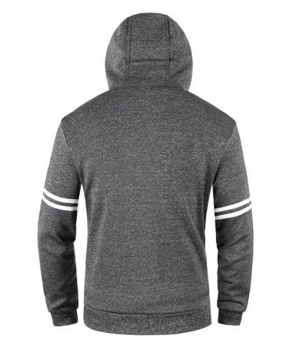 ZITY Men's Soft Fleece Fashion Zip Up Sweater Hoodie-DUMFH04956|Zitysports
