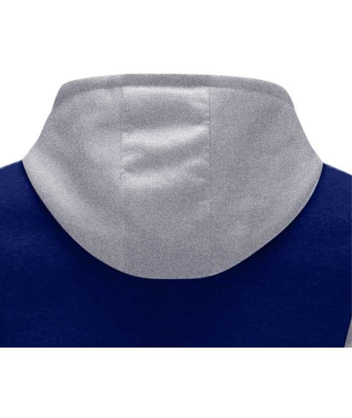 ZITY Men's Polyester Long Sleeve Color Block Full Zip Casual Hoodie-DUMFH04995|Zitysports