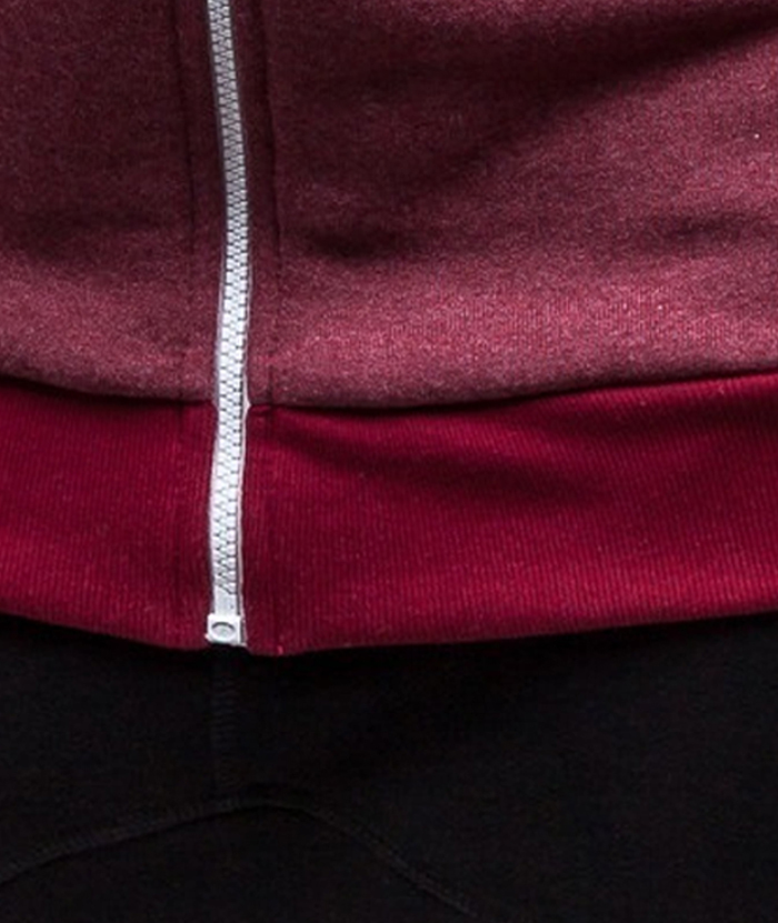 ZITY Men's Long Sleeve Full Zipper Casual Hoodie with Kangaroo Pockets-DUMHD05003|Zitysports