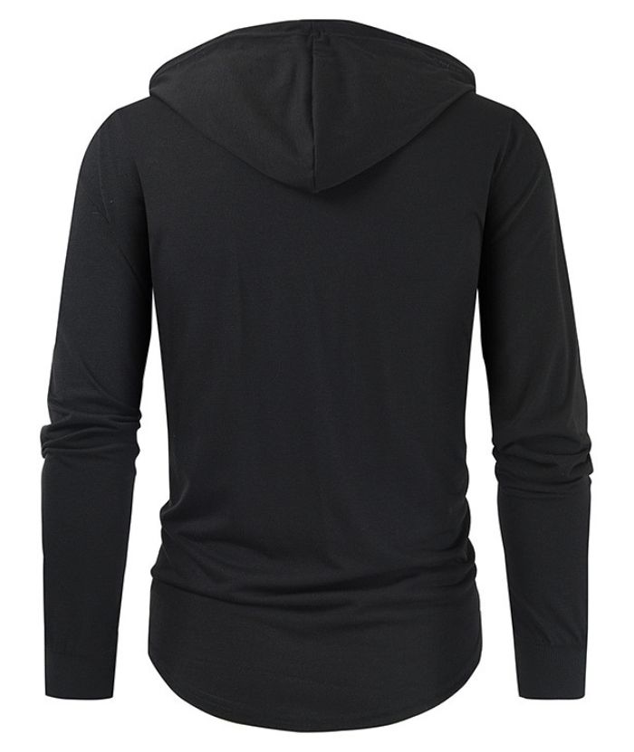 ZITY Men's Light Weight Long Sleeve Tactical Outdoor Pullover Hoodie-DUMFH05067|Zitysports