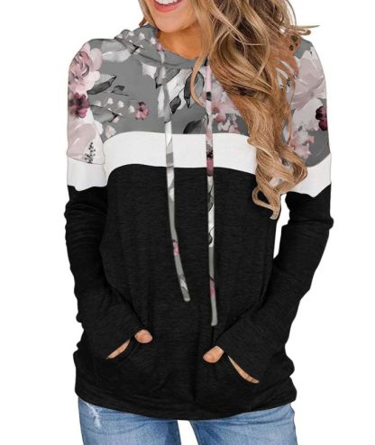 ZITY Women's Long Sleeve Casual Loose Fit Comfy Cute Hoodie-DUWFH05041|Zitysports