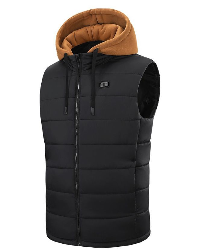 ZITY Men's Full Zip Up Heated Vest-M862